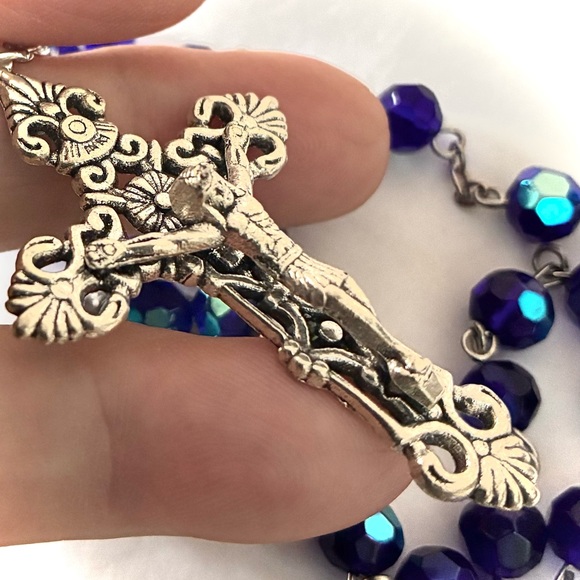 MIRACULOUS ROSARY blue iredescent - Picture 4 of 12